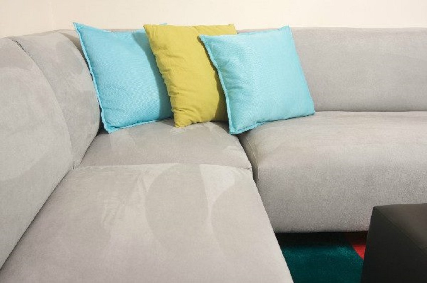 clean a microfiber suede couch