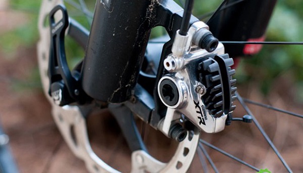 How does a bicycle brake work