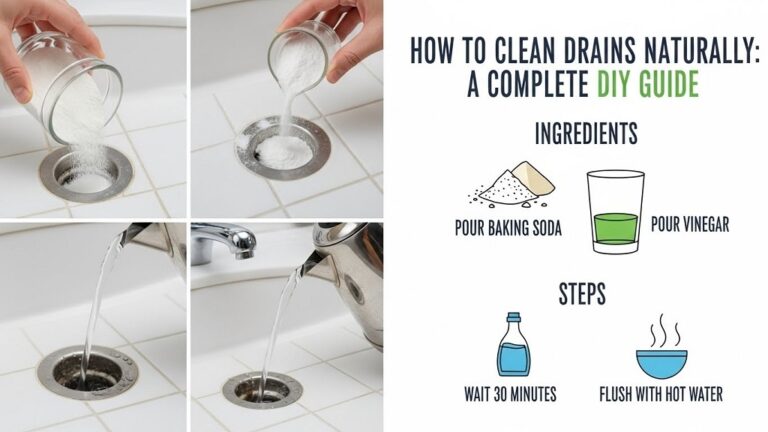 How to Clean Drains Naturally: A Complete DIY Guide - Out There Interiors