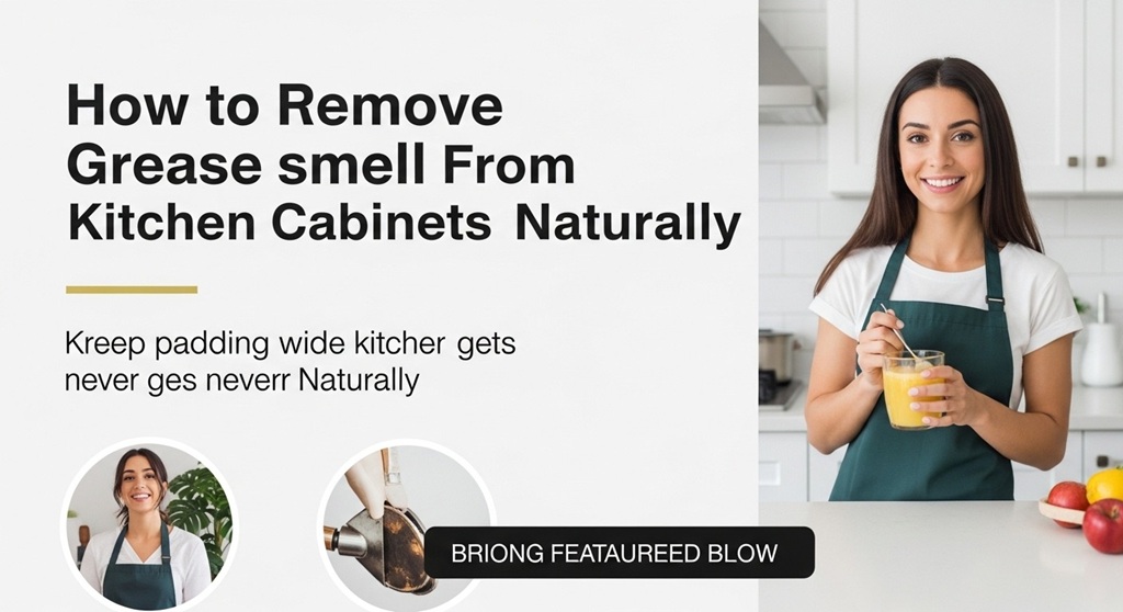 How to Remove Grease Smell From Kitchen Cabinets Naturally - Out There ...